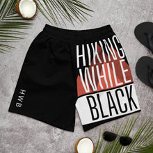 Load image into Gallery viewer, Hiking While Black Men's Athletic Long Shorts