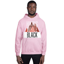 Load image into Gallery viewer, Hiking While Black Unisex Hoodie