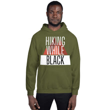 Load image into Gallery viewer, Hiking While Black Unisex Hoodie