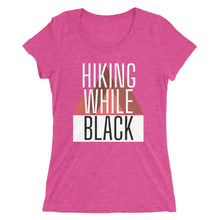Load image into Gallery viewer, Hiking While Black, Ladies' short sleeve t-shirt