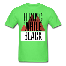 Load image into Gallery viewer, Hiking While Black Unisex T-Shirt, Classic - kiwi
